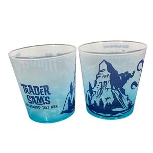 Disney Trader Sams Enchanted Tiki Bar Matterhorn 65th Anniversary Cups Set of 2